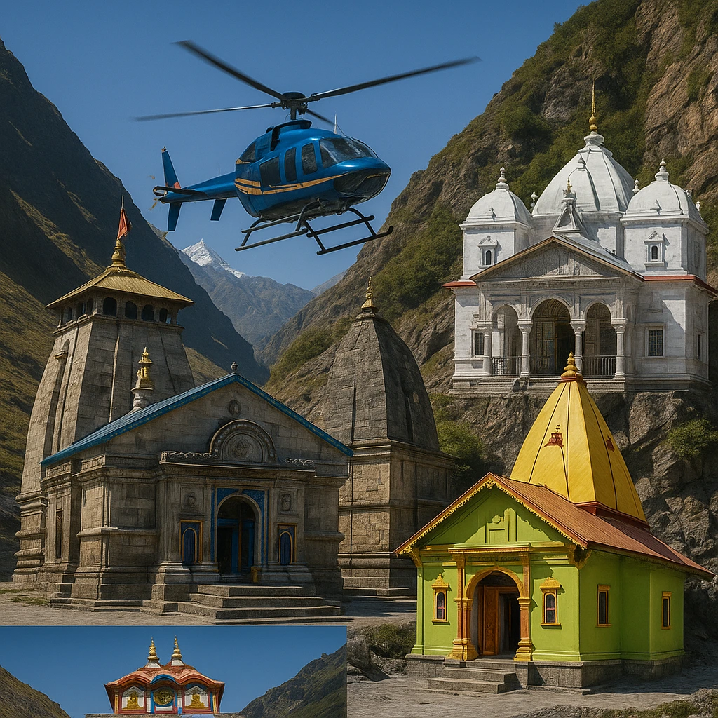 4 Dham Yatra by Helicopter